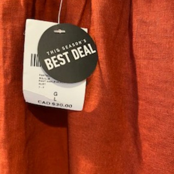 Burnt Orange Palazzo pants - Picture 4 of 6